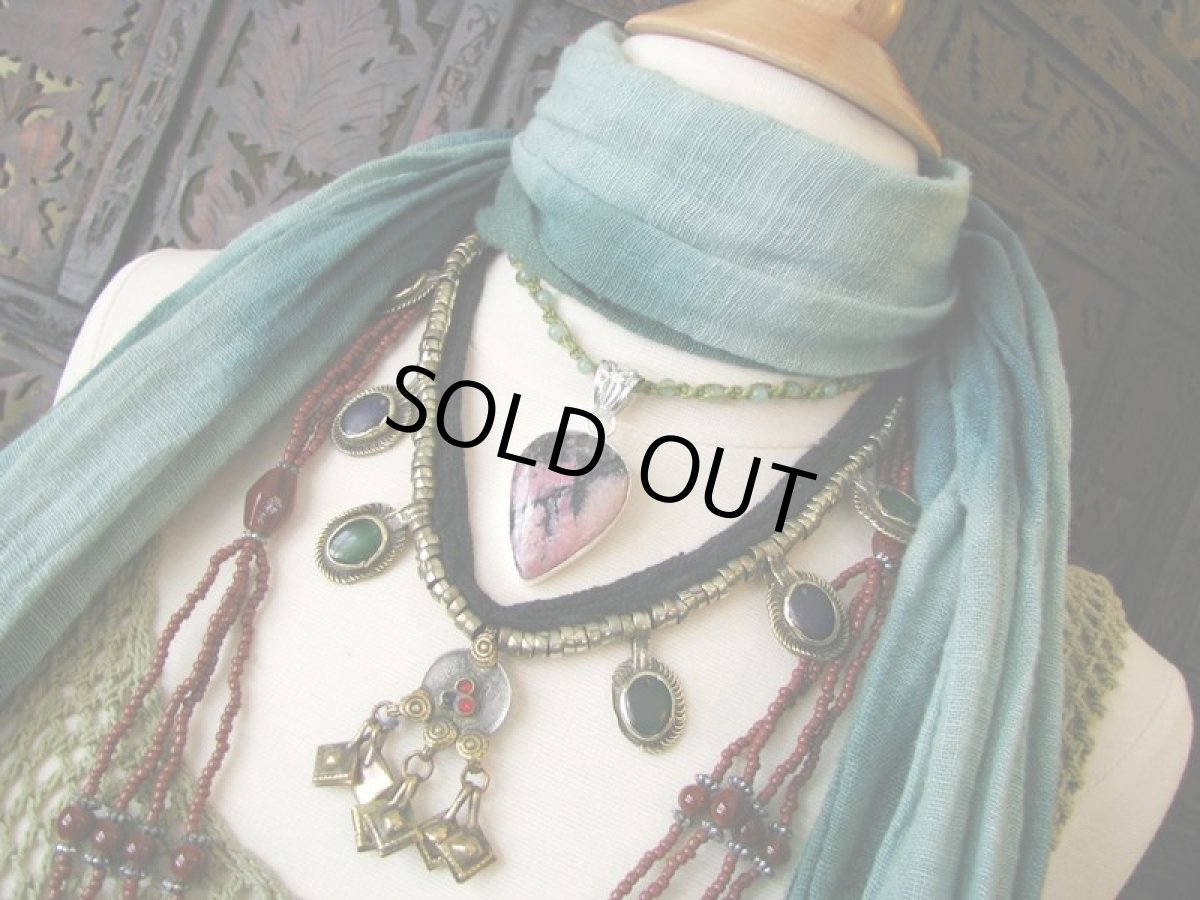 画像3: 日本より発送可能♪砂漠の遊牧民アフガンビンテージネックレス*Kuchi*トライバルフュージョン衣装 (3)