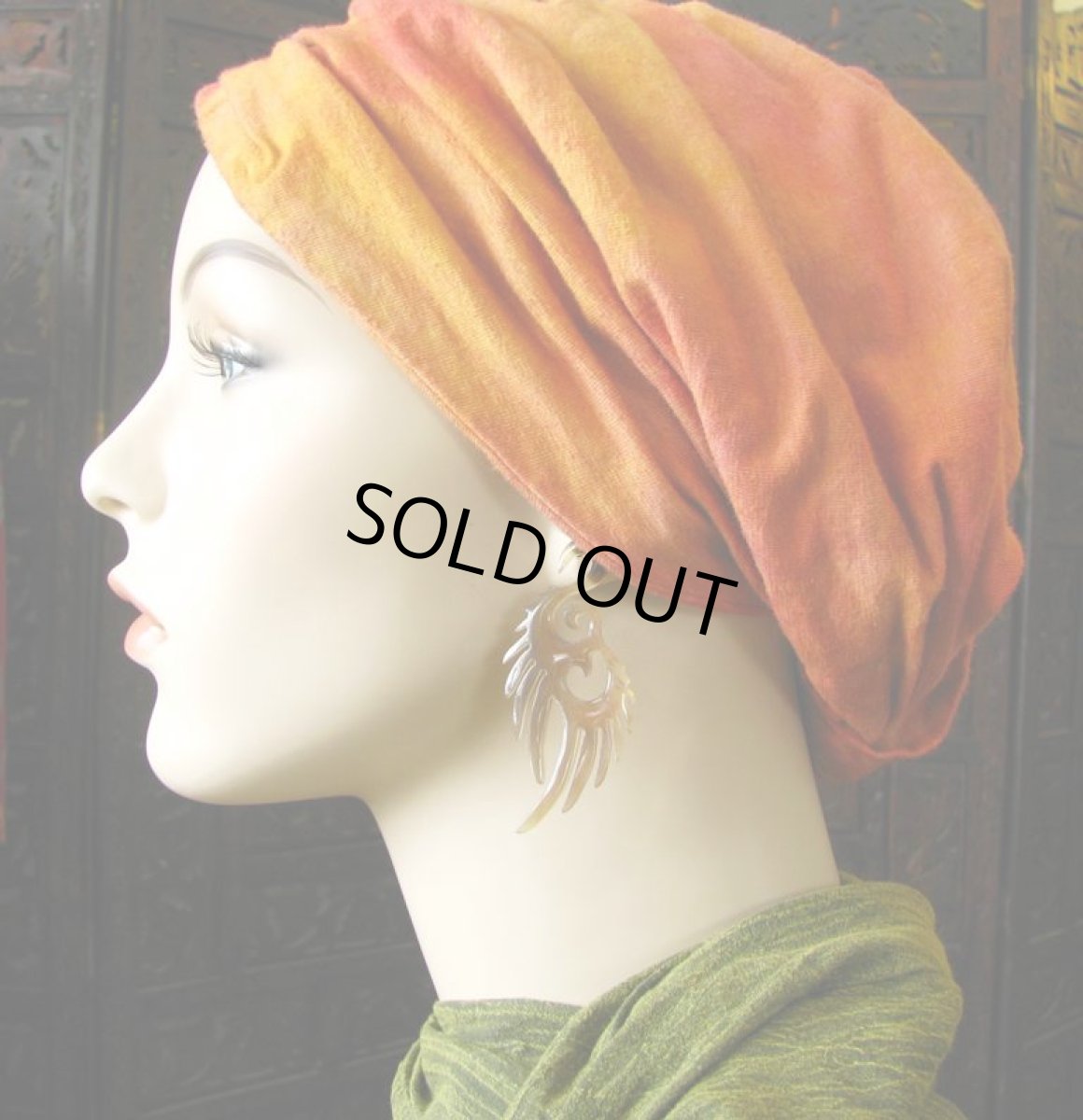 画像5: 全長6.7cm!!天然素材トライバルピアス6G*ナチュラルホーン/ボディピアス (5)