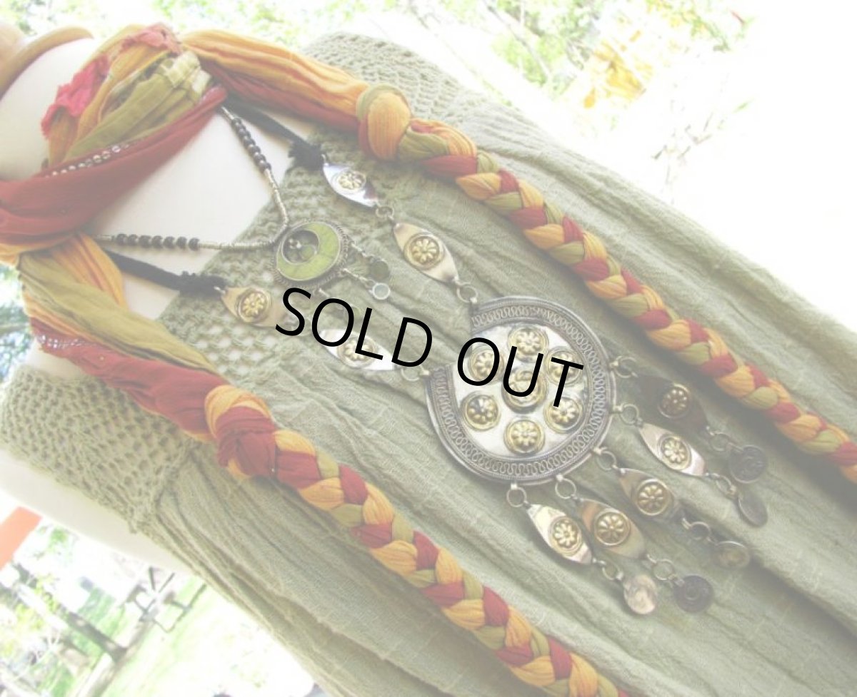 画像3: 砂漠の遊牧民アフガンネックレス*ベリーダンス*エスニック (3)