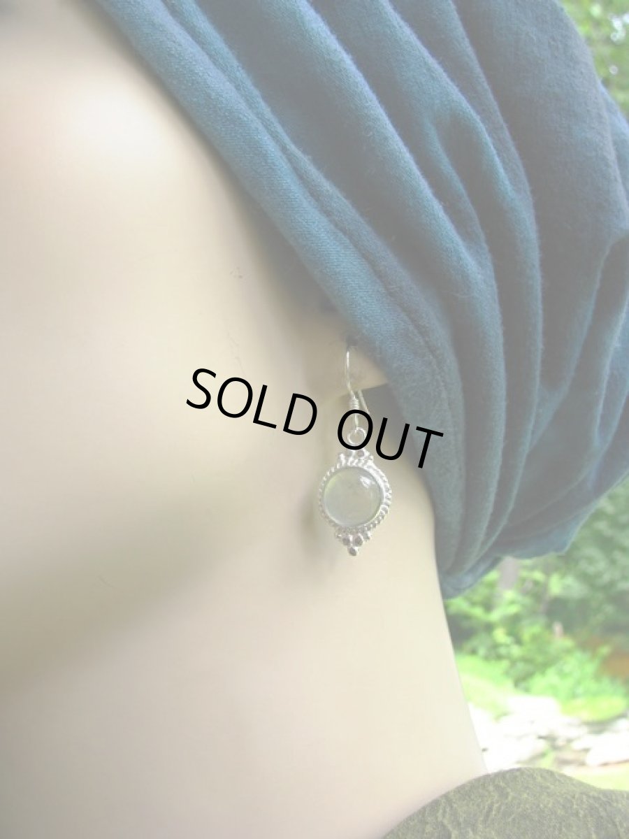 画像5: 癒しの天然石プレナイトのシルバーピアス*パワーストーン (5)