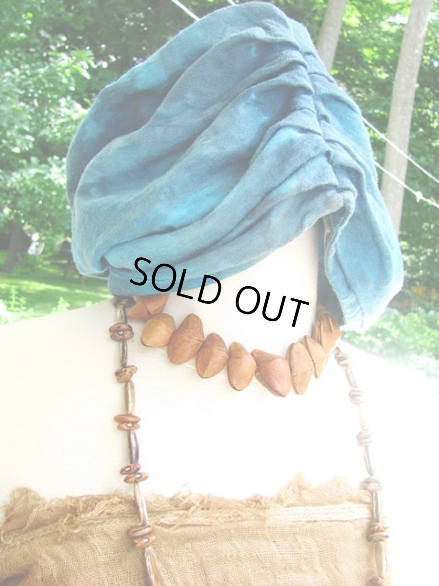 画像2: Ｓ様ご予約*カナダの画家さん作オーガニックヘンプコットン手染めターバンハット*タイダイ*エシカルファッション (2)