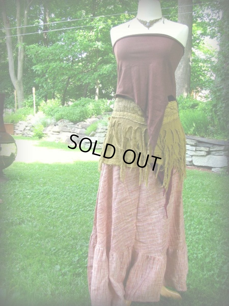 画像3: 日本より発送♪5タイプあり♪柔らかライクラコットン★ピクシーベアトップ*トライバル*ヒッピー (3)