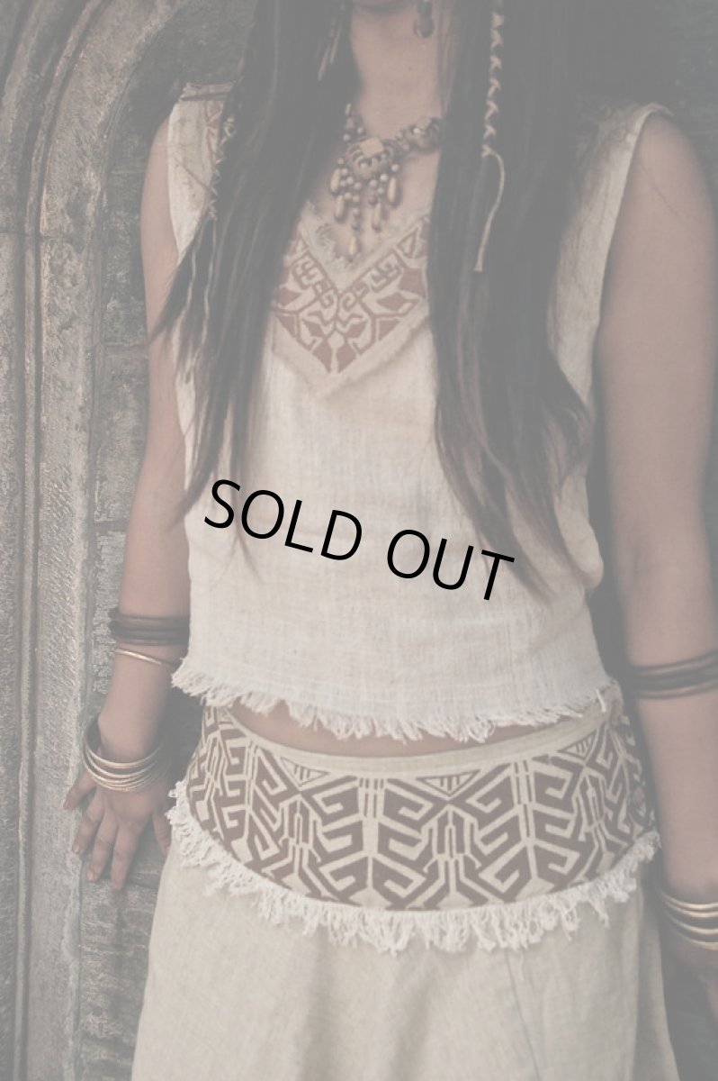 画像5: Sサイズ再入荷♪ ヨガ・ダンスにも♪ナチュラルトライバルなhandmadeアフガンパンツ*エスニック*ジプシー (5)