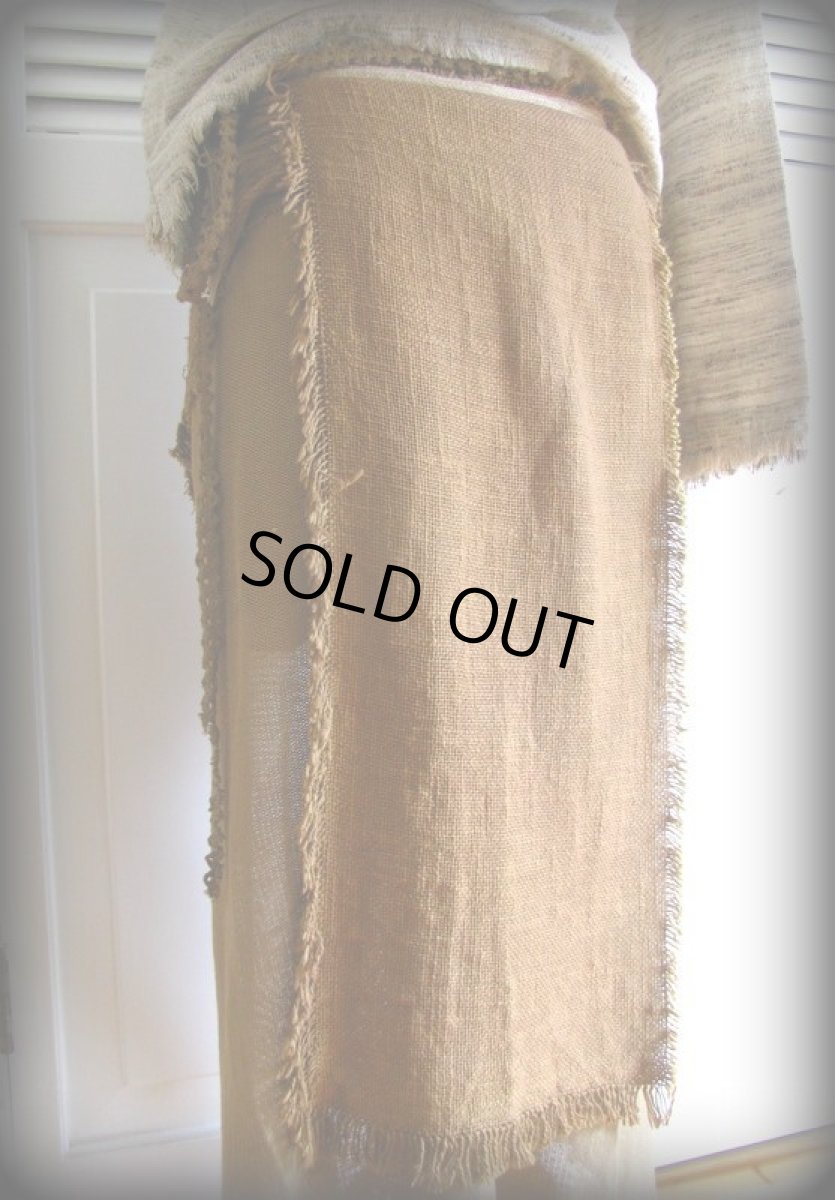 画像17: 再入荷★ハンドメイド♪ナチュラルトライバルなアースカラーロング巻きスカート*ネイティブアメリカン*ボヘミアン*ヒッピー*boho (17)