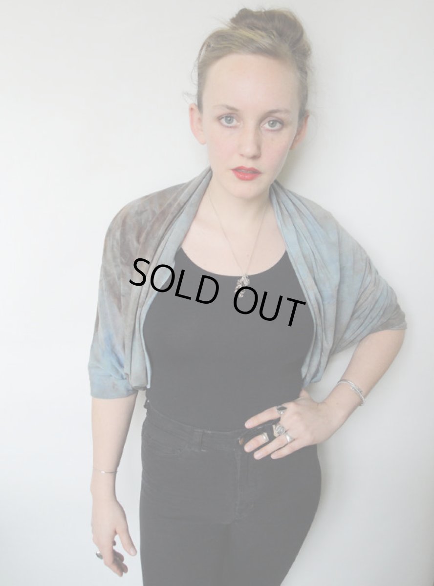 画像13: 日本より発送♪カナダ製★1点物♪地球に優しい天然植物繊維モダール素材の手染めスヌード/インフィニティスカーフ (13)