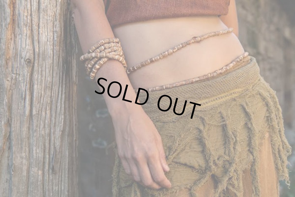 画像4: 売り切れカラー再入荷★ヨガやダンスにも^^かなり使える!!エコなリサイクル生地の巻きスカート/ベルトスカート/ラップスカート/ショール*エスニック*ボヘミアン*ジプシー*ヒッピー (4)