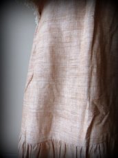 画像9: 手織りフェアトレード カディコットン ナチュラルジプシーフリンジスカート*無染色*無地*ハンドメイド*ボヘミアン (9)