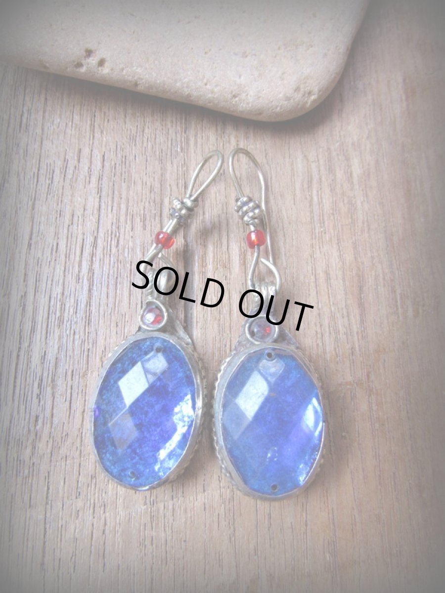 画像4: アフガンビンテージ*全長7cmトライバル ピアス*Kuchi*ベリーダンス衣装 (4)