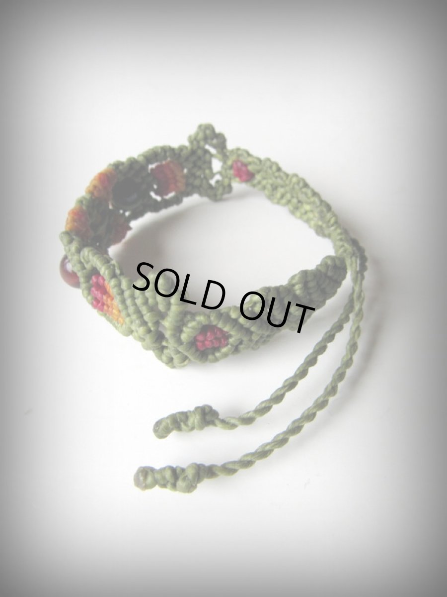 画像3: タイガーアイ ブレスレット/バングル*マクラメアクセ*ハンドメイド*パワーストーン (3)