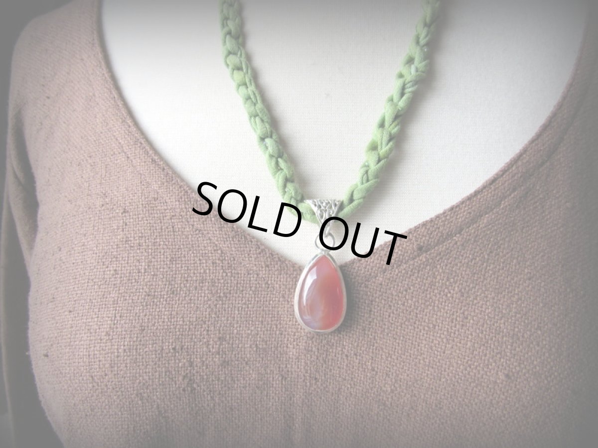 画像9: カーネリアン勇気と行動の石ペンダントトップ*シルバー*ハンドメイド*パワーストーン (9)