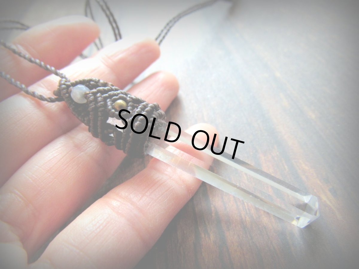 画像6: クリスタルワンド★水晶ポイント★ペンダント/ネックレス★ヒマラヤクリスタル★浄化★クリスタルクォーツ★ヒーリングストーン (6)