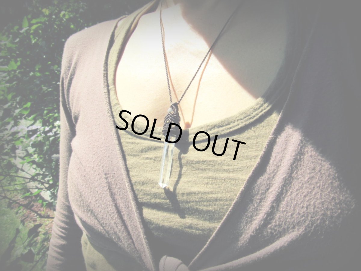 画像8: クリスタルワンド★水晶ポイント★ペンダント/ネックレス★ヒマラヤクリスタル★浄化★クリスタルクォーツ★ヒーリングストーン (8)