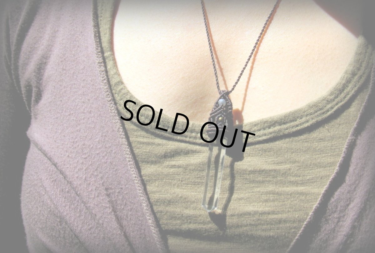 画像9: クリスタルワンド★水晶ポイント★ペンダント/ネックレス★ヒマラヤクリスタル★浄化★クリスタルクォーツ★ヒーリングストーン (9)