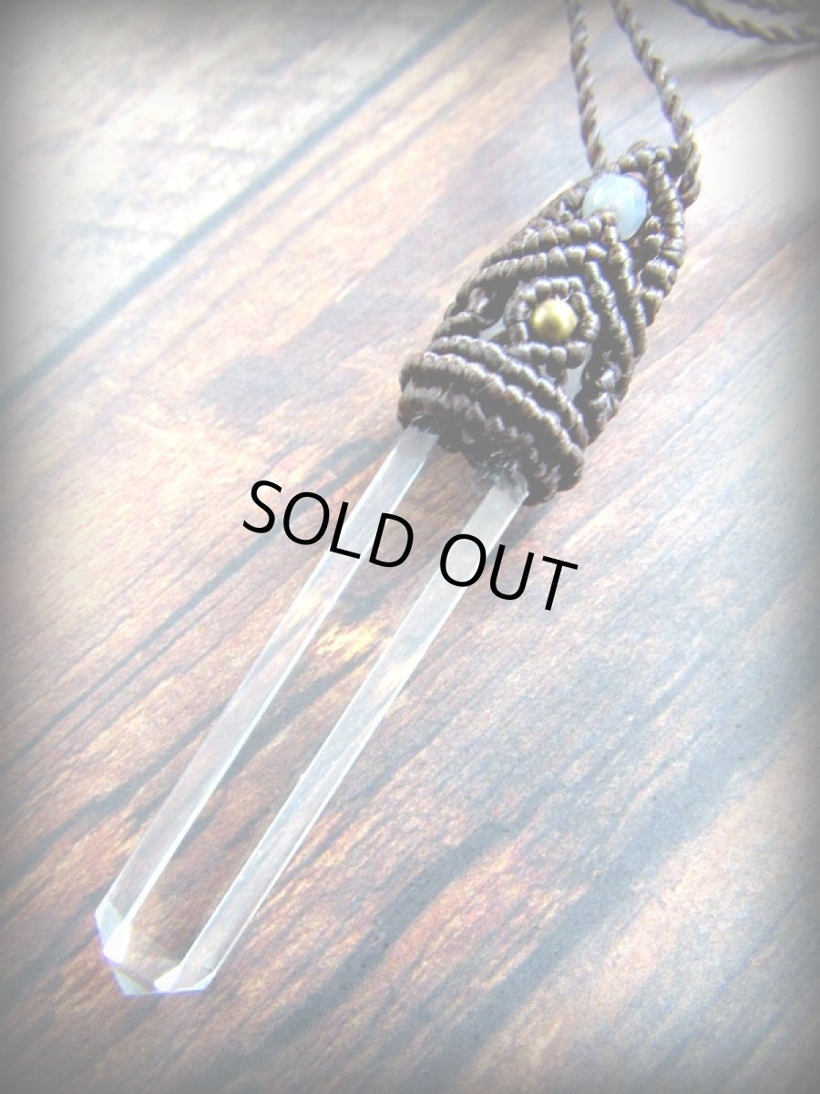 画像5: クリスタルワンド★水晶ポイント★ペンダント/ネックレス★ヒマラヤクリスタル★浄化★クリスタルクォーツ★ヒーリングストーン (5)