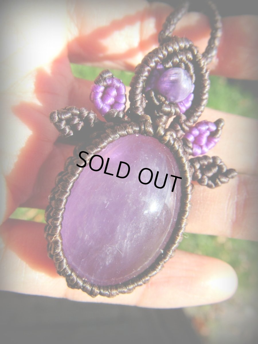 画像14: 1点物★高品質大ぶりアメジスト★天然石デザインネックレス　ペンダント★紫水晶★ハンドメイド★アメシスト (14)