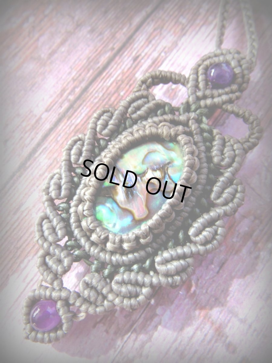 画像10: 1点物★精霊の宿る貝★アバロンシェル★デザインネックレス★アバロン貝★ネイティブアメリカン (10)