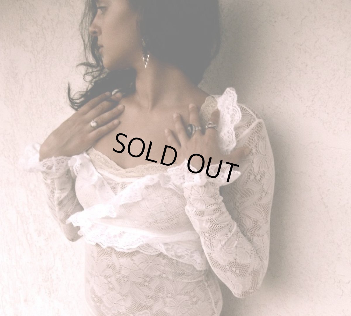 画像3: カナダ発ブランド Sati Creation レースフーディー★フード付きジプシーレースボレロ/フーディー*フェアトレード*ヨガ*ダンスウェア*フェスティバル*ウェディング (3)