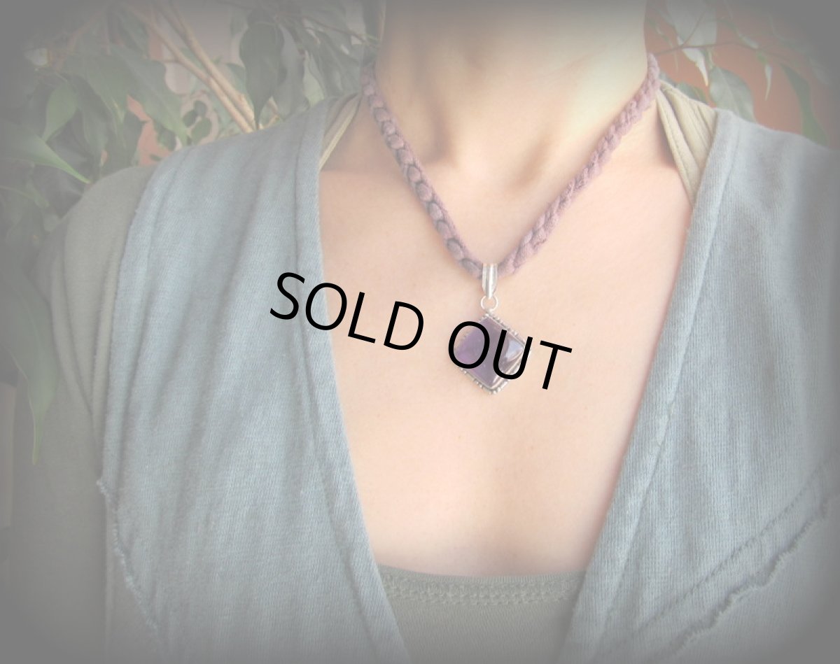 画像9: 1点物★ディープパープル♪アメジスト★ペンダントトップ★紫水晶★パワーストーン天然石★シルバー (9)