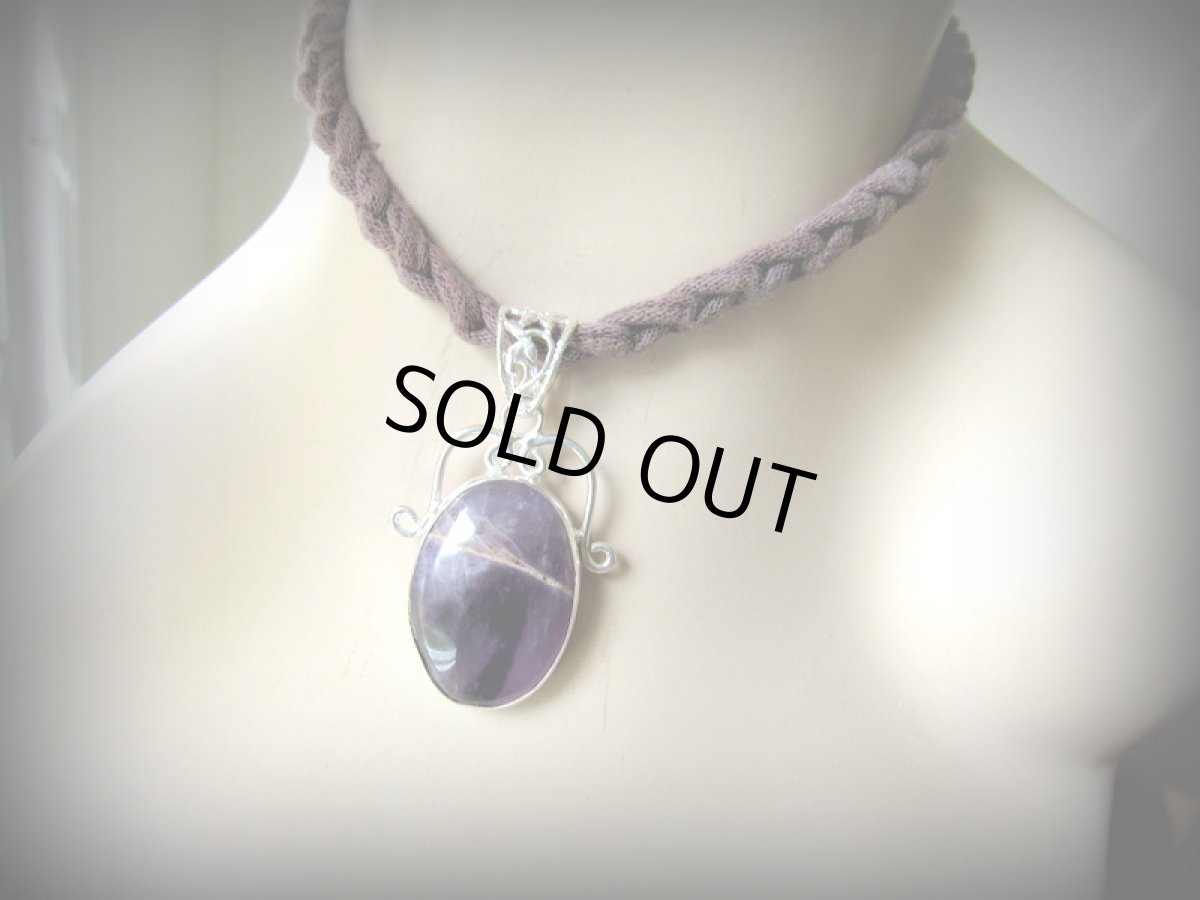 画像5: 1点物★大ぶりアメジスト★ペンダントトップ★紫水晶★パワーストーン天然石★シルバー (5)