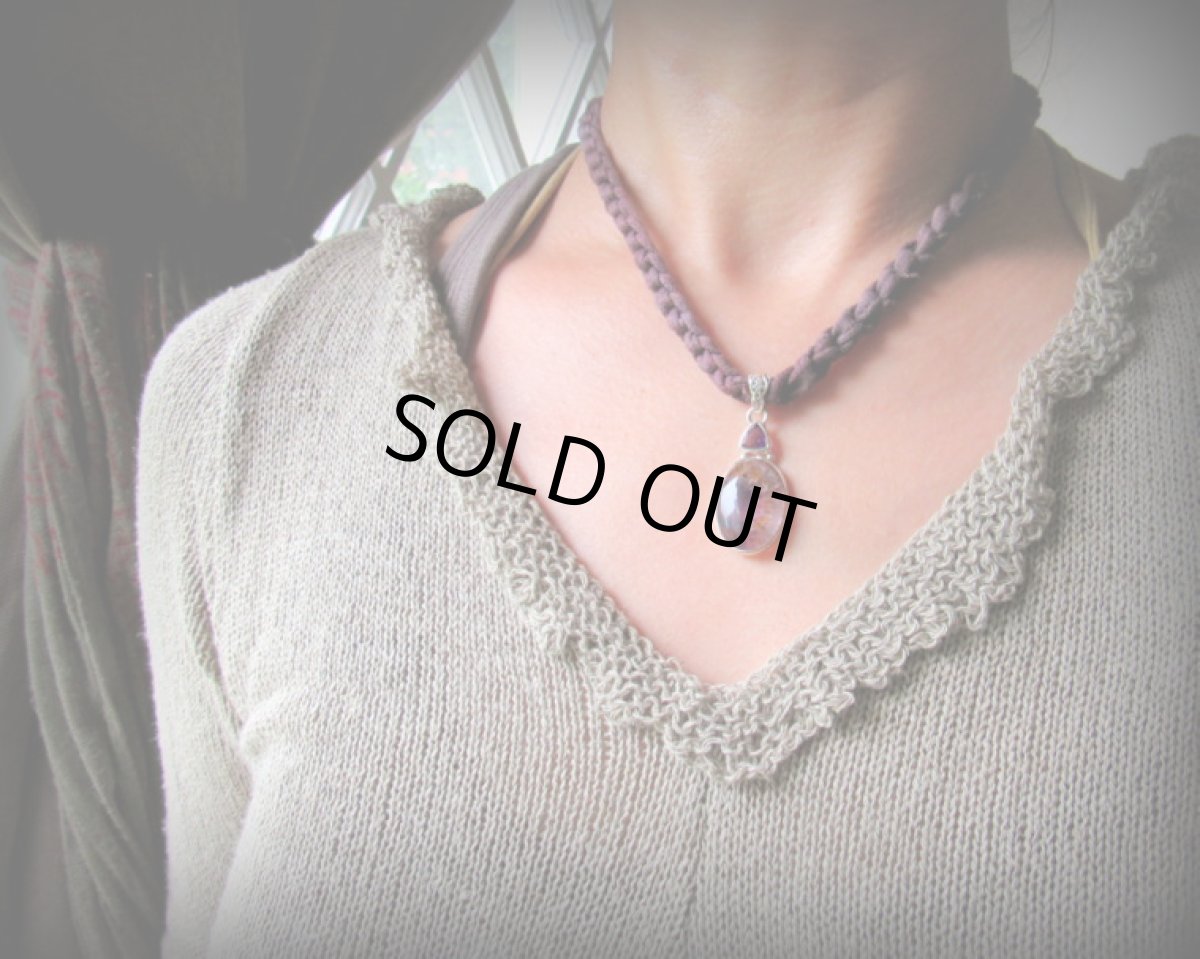 画像16: 1点物★上質スーパーセブン/セイクリッドセブン（カコクセナイトinアメジスト）＆きらきらアメジスト★ペンダントトップ★スターリングシルバー★シルバー925 (16)