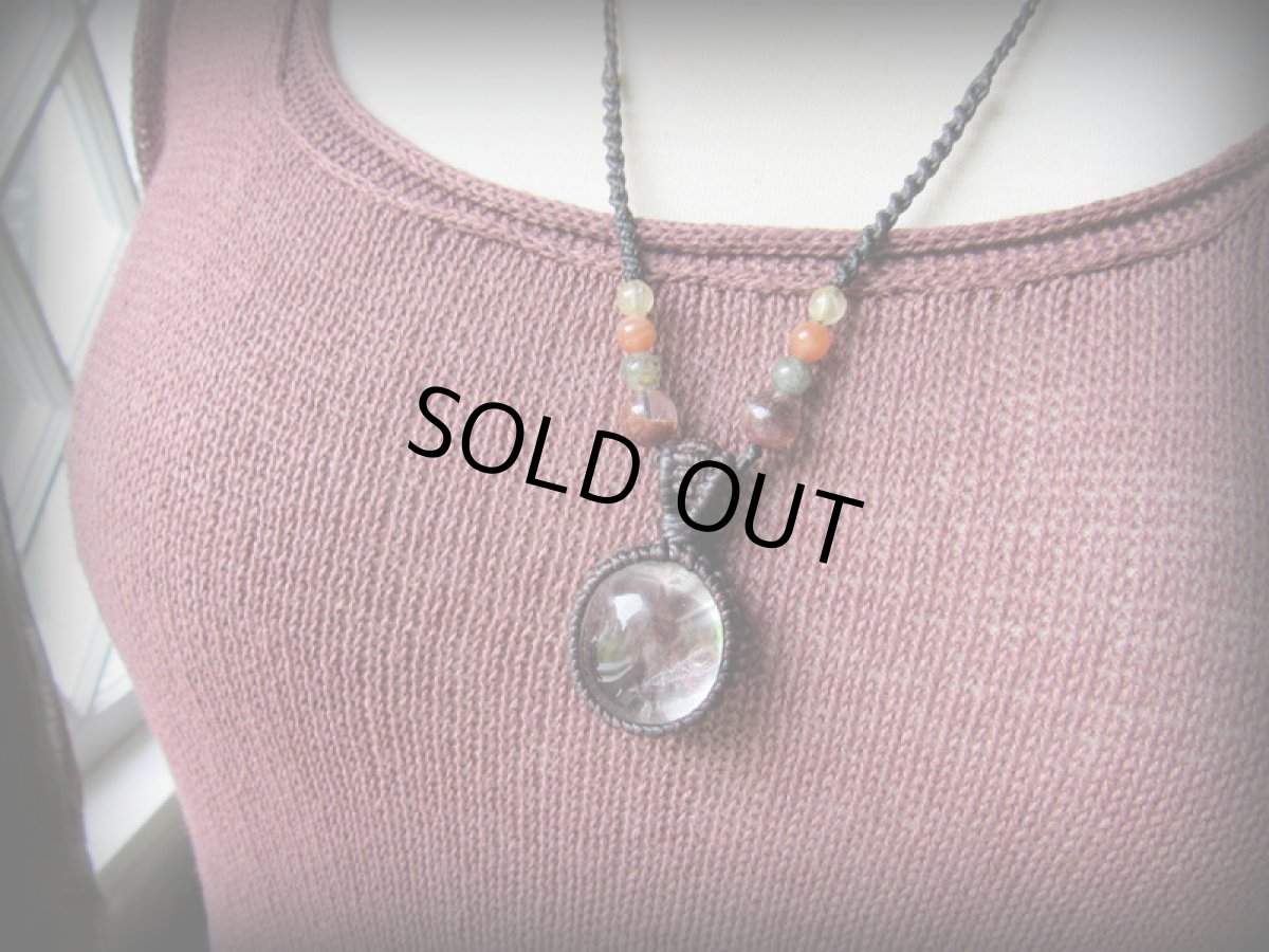 画像12: ヒーリングクリスタル★ヒマラヤ水晶ペンダント・ネックレス*マクラメネックレス★天然石パワーストーン (12)