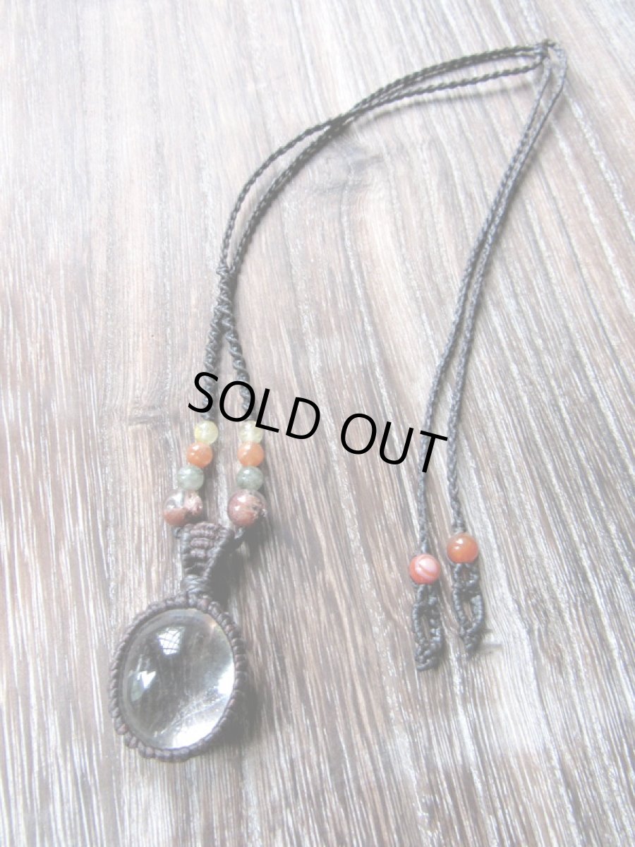 画像5: ヒーリングクリスタル★ヒマラヤ水晶ペンダント・ネックレス*マクラメネックレス★天然石パワーストーン (5)