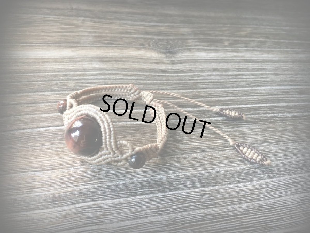 画像4: 1点物　高品質　大粒レッドタイガーアイ＊ブレスレット　バングル*ハンドメイド*天然石パワーストーン　 (4)