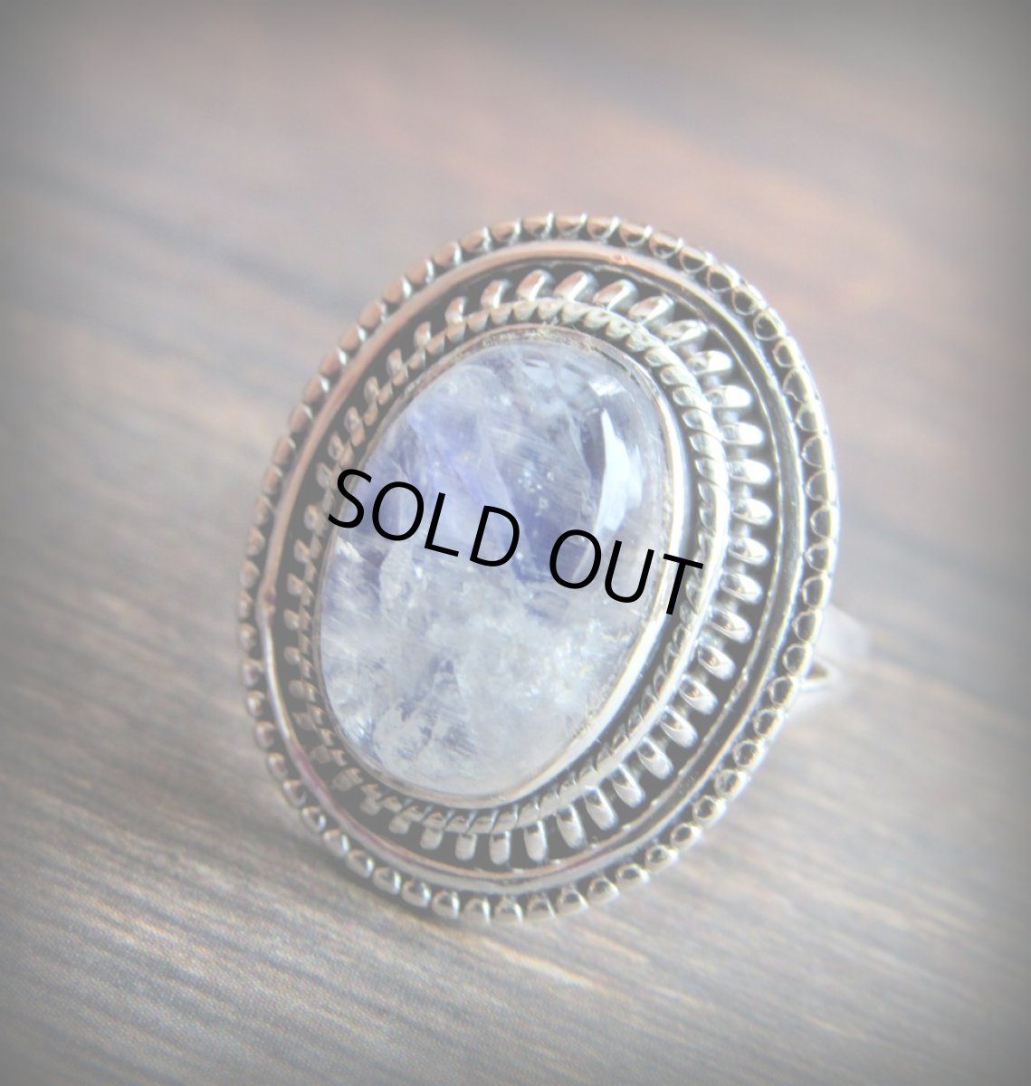 画像6: 大ぶりブルームーンストーン★シルバーリング★指輪12号★天然石パワーストーン (6)