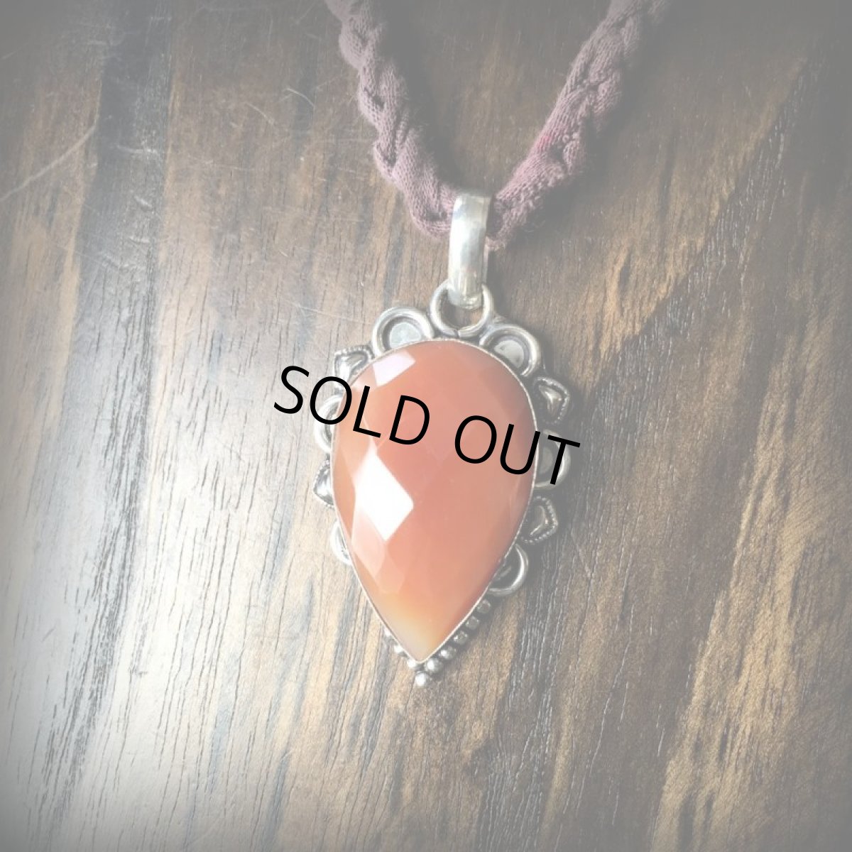 画像4: 全長6cm大ぶりサイズ＊勇気と行動の石*カーネリアン　ペンダントトップ*ハンドメイド*パワーストーン (4)