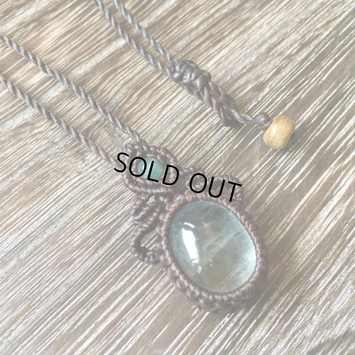 画像3: 高品質　天然アクアマリン　ペンダント*天然石*パワーストーン*マクラメ*ハンドメイド１点物アクセサリー (3)