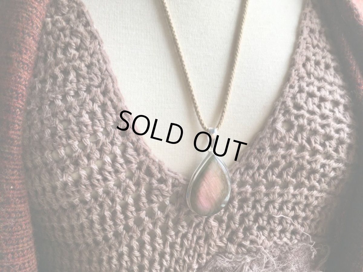 画像20: 珍しいピンク・パープル・マゼンタ色 ラブラドライト　ペンダントトップ★シルバー925★スターリングシルバー★天然石パワーストーン (20)