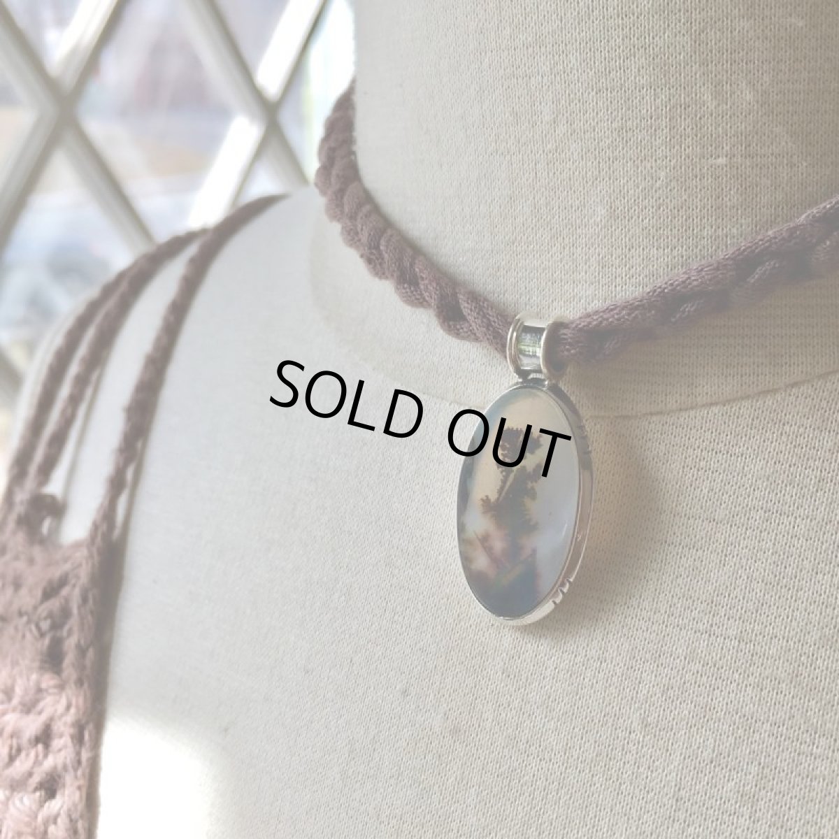 画像19: 不思議な植物模様 1点もの デンドリティック（ランドスケープ）アゲート・デンドライト　ペンダント  (19)