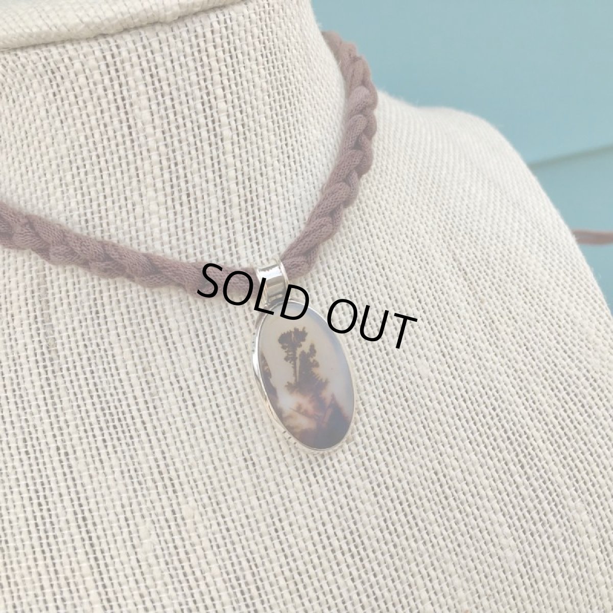 画像10: 不思議な植物模様 1点もの デンドリティック（ランドスケープ）アゲート・デンドライト　ペンダント  (10)