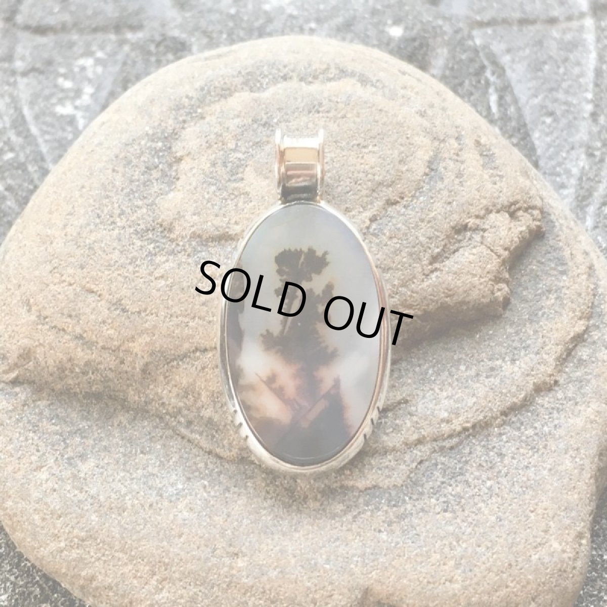 画像8: 不思議な植物模様 1点もの デンドリティック（ランドスケープ）アゲート・デンドライト　ペンダント  (8)