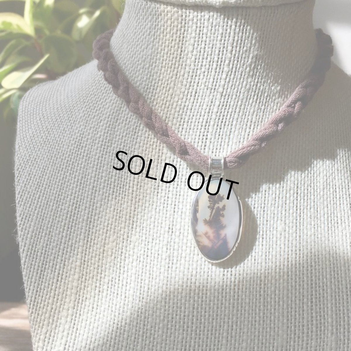 画像13: 不思議な植物模様 1点もの デンドリティック（ランドスケープ）アゲート・デンドライト　ペンダント  (13)