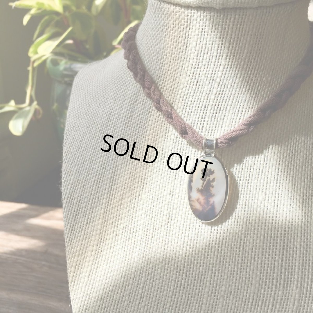 画像14: 不思議な植物模様 1点もの デンドリティック（ランドスケープ）アゲート・デンドライト　ペンダント  (14)