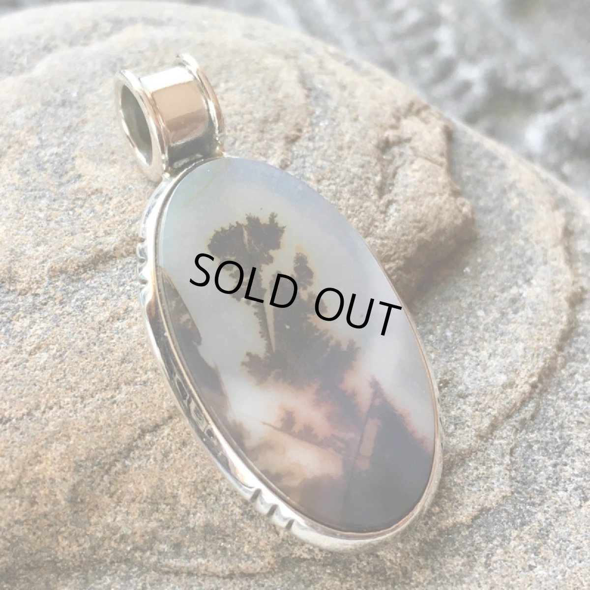 画像5: 不思議な植物模様 1点もの デンドリティック（ランドスケープ）アゲート・デンドライト　ペンダント  (5)