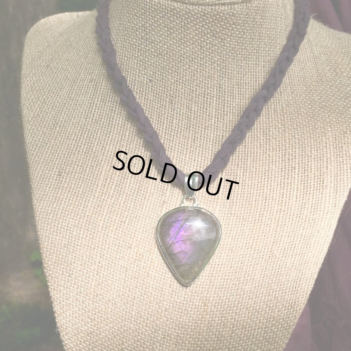 画像11: 大ぶりレア1点物ピンク〜パープル　高品質ラブラドライト　ペンダントトップ (11)