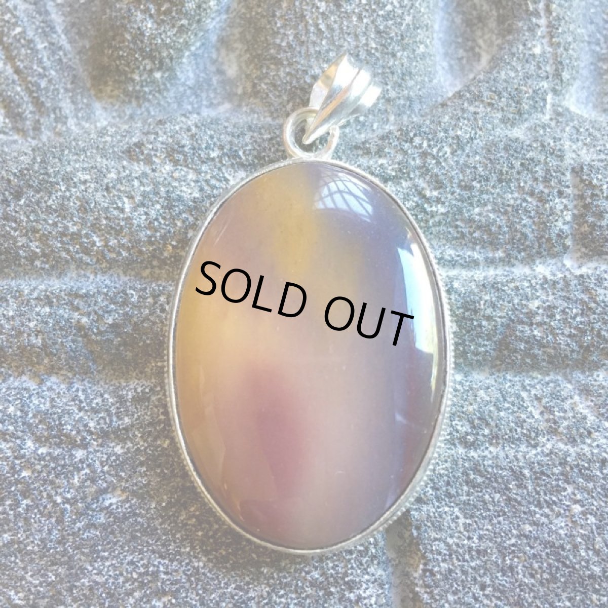 画像2: 1点物大ぶりBIGサイズ★アボリジニの石ムーカイト（オーストラリア産）★ペンダントトップ★天然石パワーストーン アクセサリー (2)