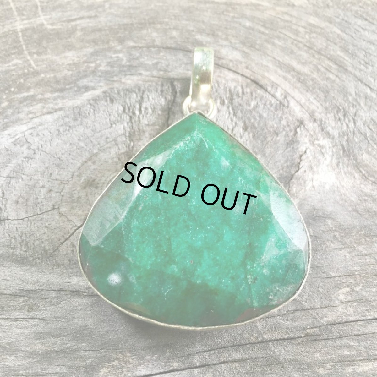 画像11: BIG大ぶり★コロンビア産 天然エメラルド ペンダントトップ*星形きらきらカット入り*シルバー (11)