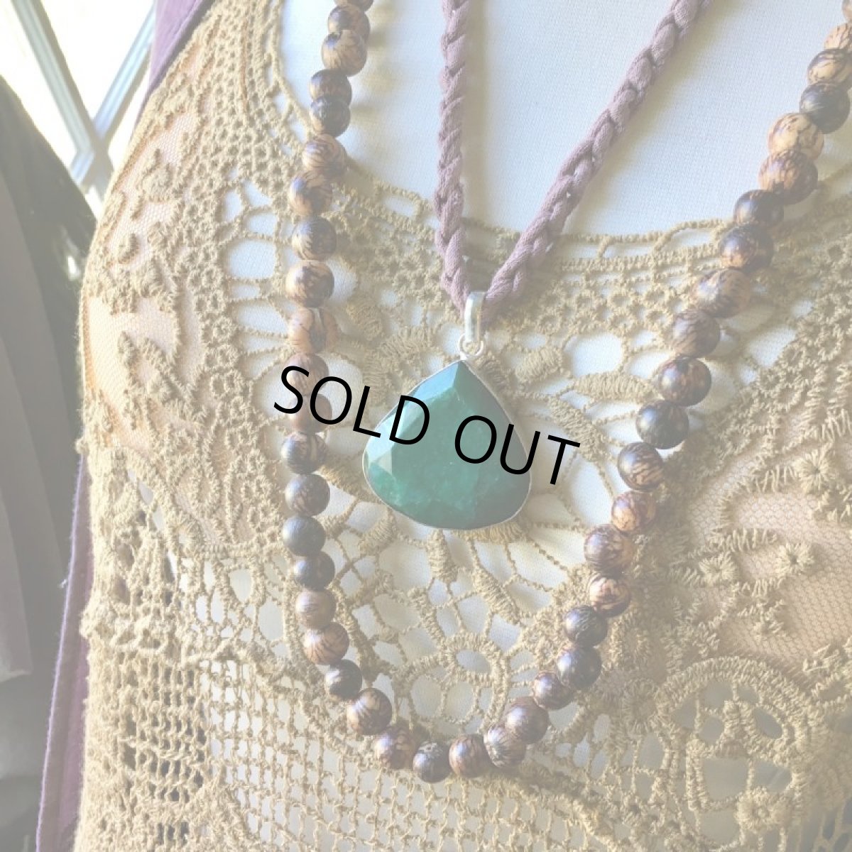 画像14: BIG大ぶり★コロンビア産 天然エメラルド ペンダントトップ*星形きらきらカット入り*シルバー (14)