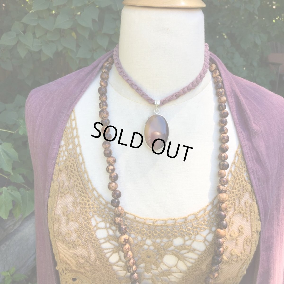 画像9: 1点物大ぶりBIGサイズ★アボリジニの石ムーカイト（オーストラリア産）★ペンダントトップ★天然石パワーストーン アクセサリー (9)