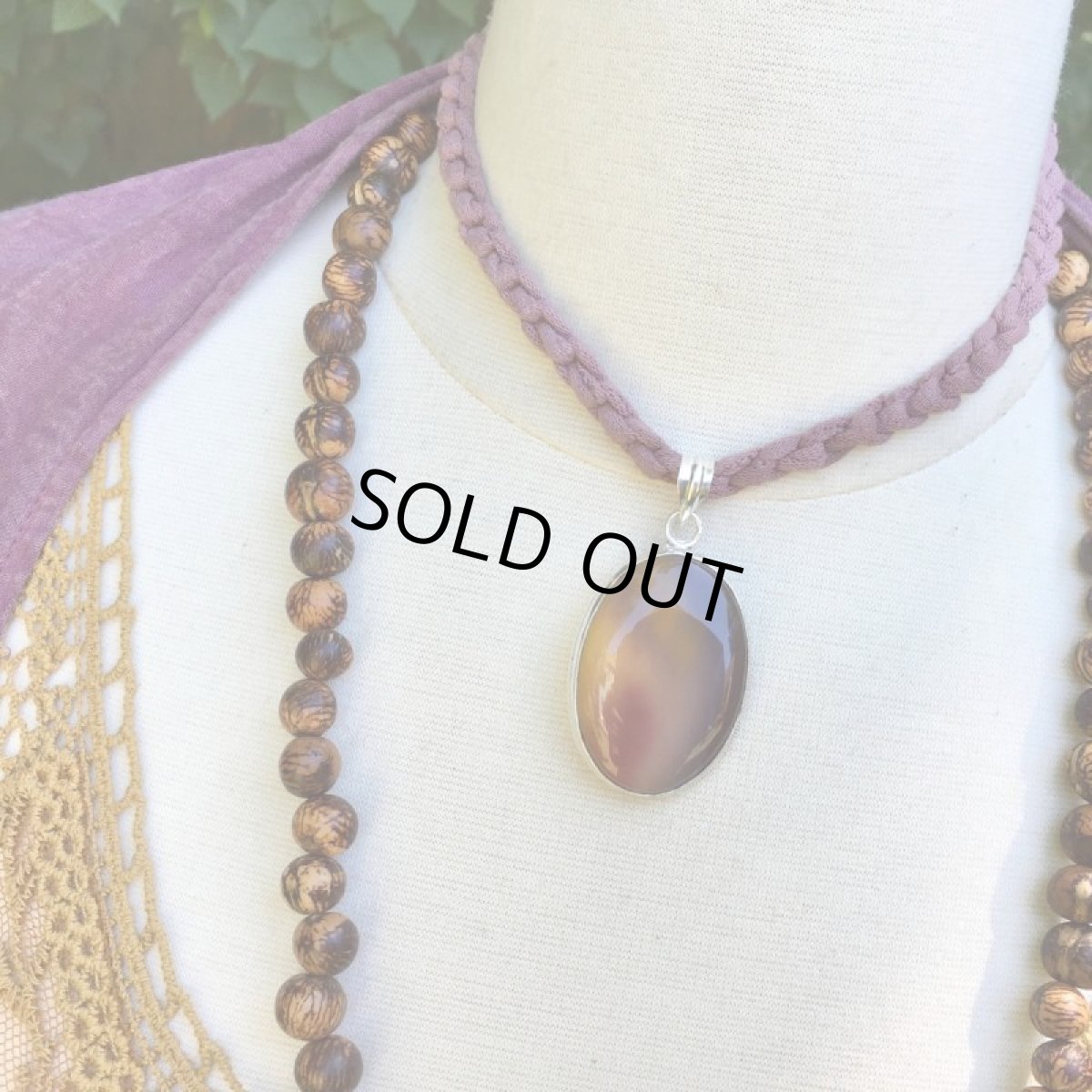 画像10: 1点物大ぶりBIGサイズ★アボリジニの石ムーカイト（オーストラリア産）★ペンダントトップ★天然石パワーストーン アクセサリー (10)