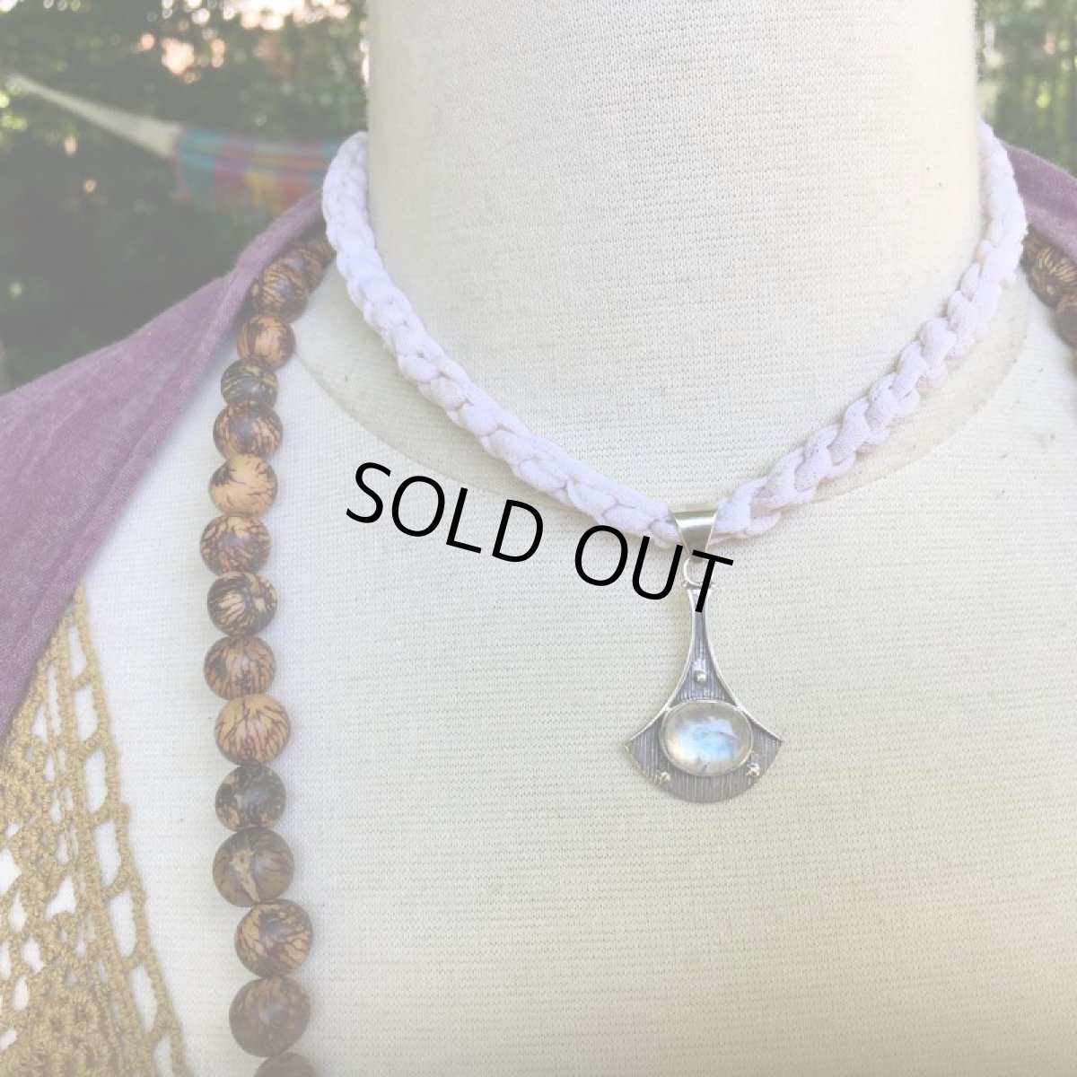 画像10: 1点物　高品質レインボームーンストーン　ペンダントトップ★天然石パワーストーン★スターリングシルバー (10)