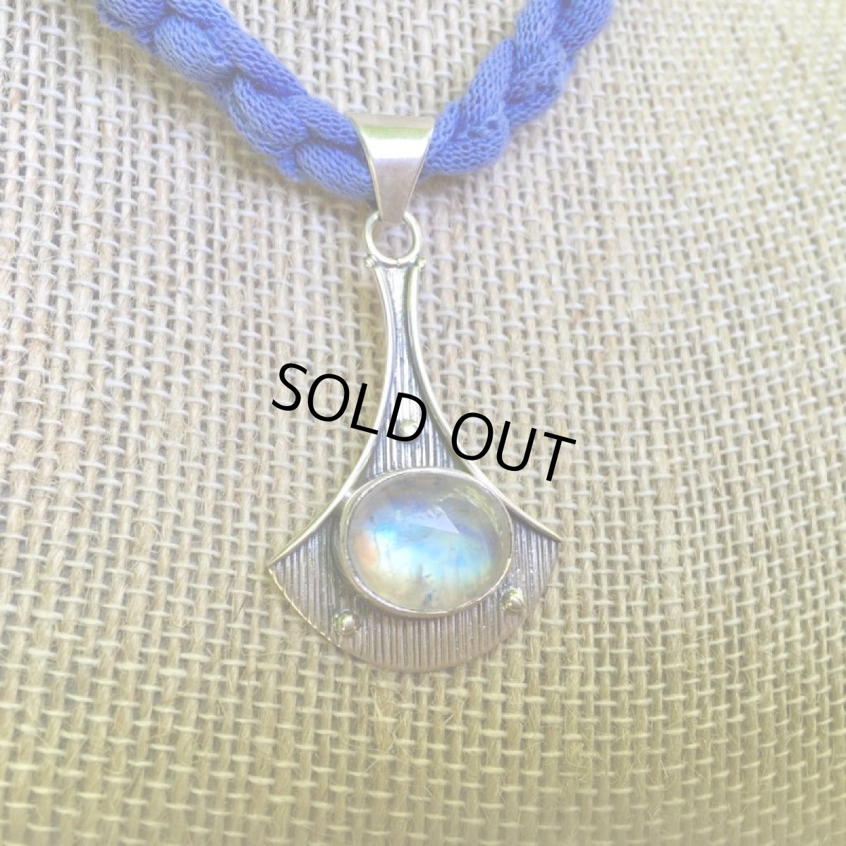 画像8: 1点物　高品質レインボームーンストーン　ペンダントトップ★天然石パワーストーン★スターリングシルバー (8)