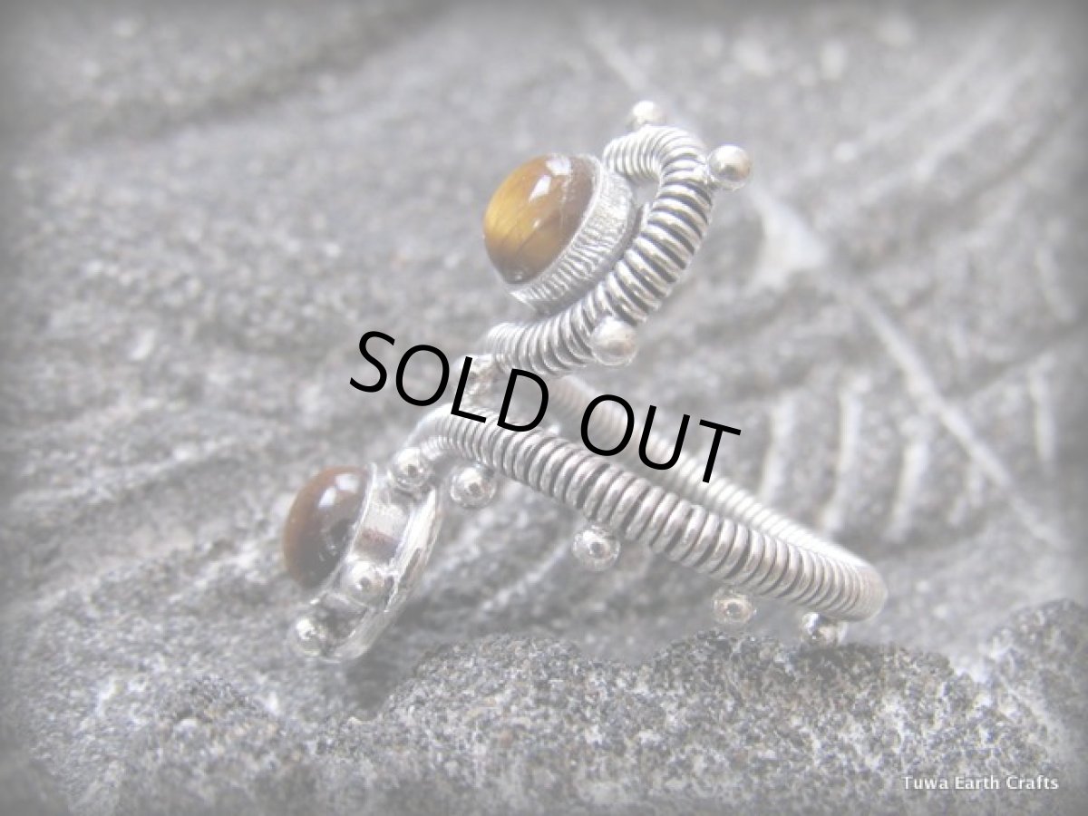 画像5: ログインで20%OFF♪ 1点物★上質タイガーアイ指輪リング★フリーサイズ9号〜18号までサイズ調節可能★シルバー925★スターリングシルバー★自己実現&金運アップパワーストーン (5)