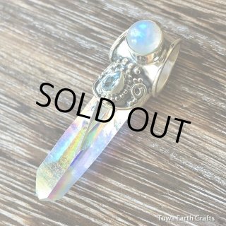 ☆展☆一部虹入り໒꒱✨高品質ライトブルートパーズ×
