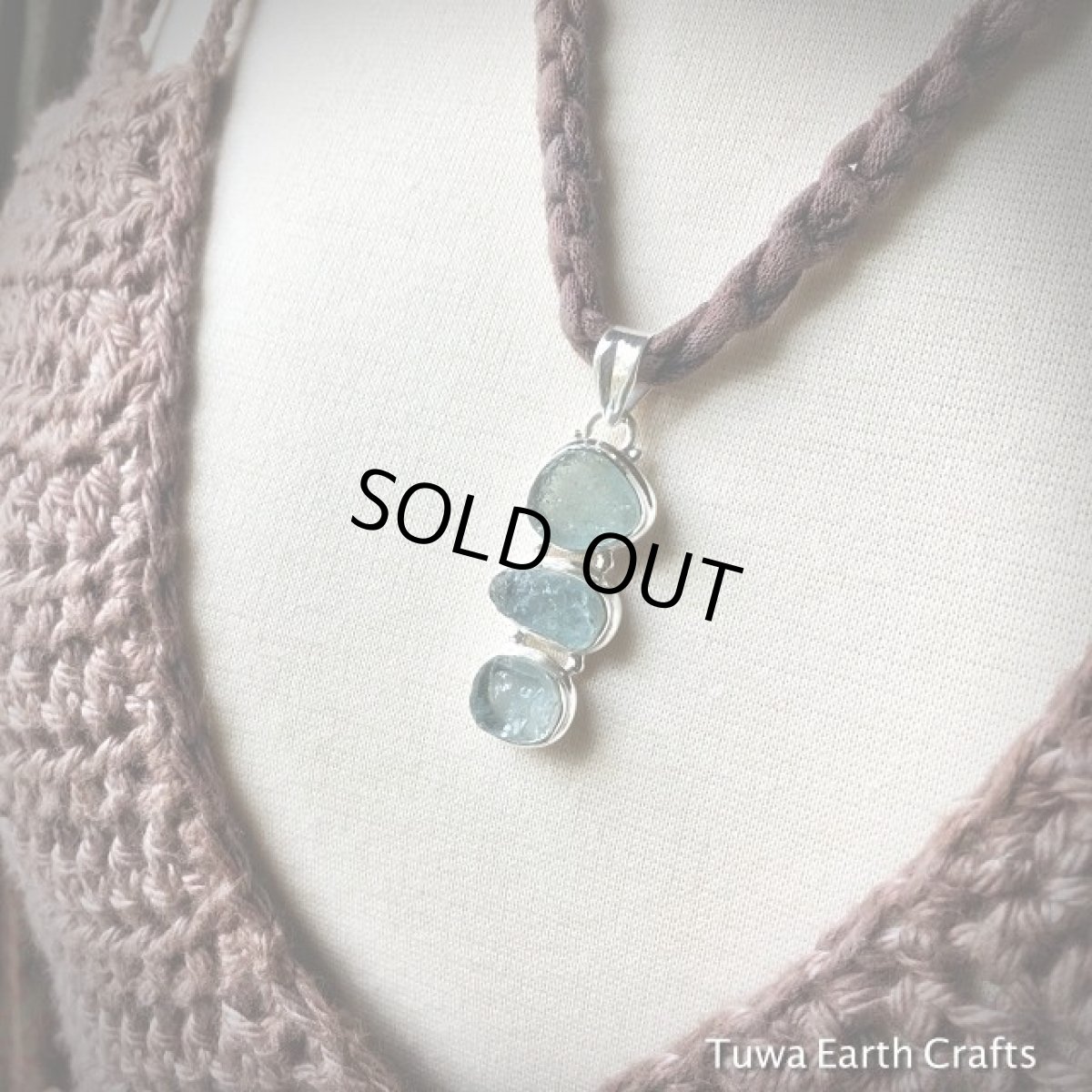 画像6: 【富・幸福のシンボル】1点物★大ぶり天然アクアマリン原石（ブラジル産）★ペンダントトップ★スターリングシルバー★デザイナーズジュエリー★天然石パワーストーン (6)