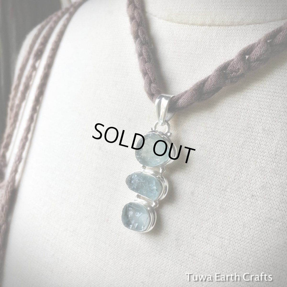 画像5: 【富・幸福のシンボル】1点物★大ぶり天然アクアマリン原石（ブラジル産）★ペンダントトップ★スターリングシルバー★デザイナーズジュエリー★天然石パワーストーン (5)