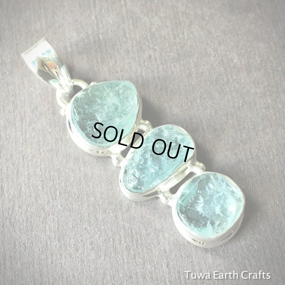 画像4: 【富・幸福のシンボル】1点物★大ぶり天然アクアマリン原石（ブラジル産）★ペンダントトップ★スターリングシルバー★デザイナーズジュエリー★天然石パワーストーン (4)